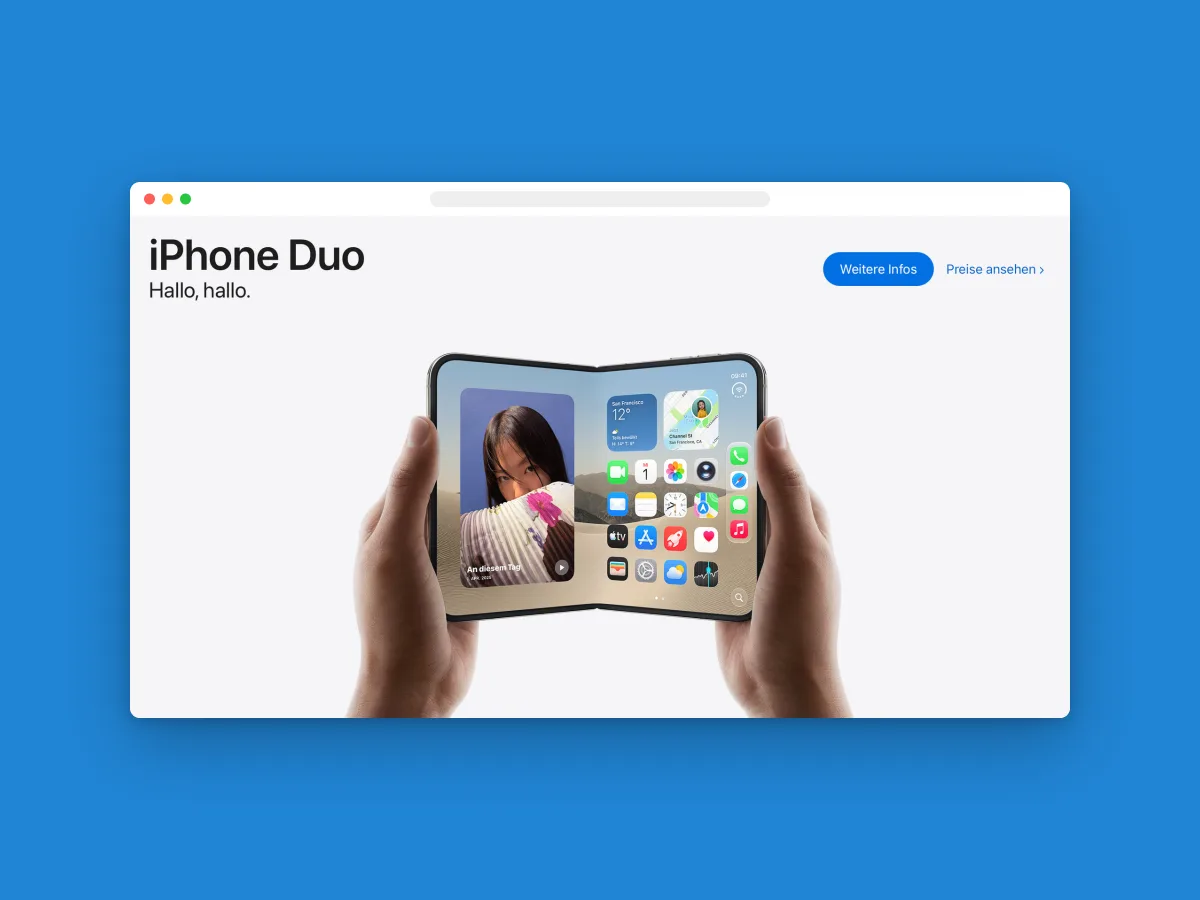 Ein Foldable, wie es nur Apple baut